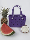 Aloha Vegan Tote Bag - Purple - Small