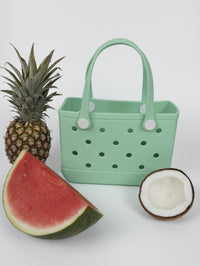 Aloha Vegan Tote Bag - Mint Green - Small