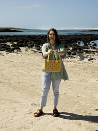 Aloha Vegan Tote Bag - Yellow - Small