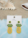 Pineapple Beaded Earrings