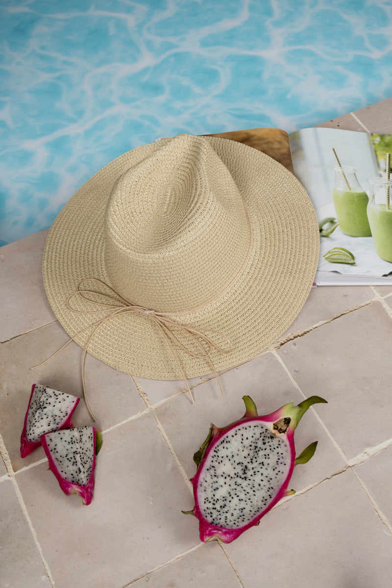 Fedora Sun Hat - French Riviera - Sand