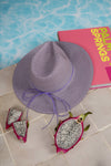 Fedora Sun Hat - French Riviera - Lavender