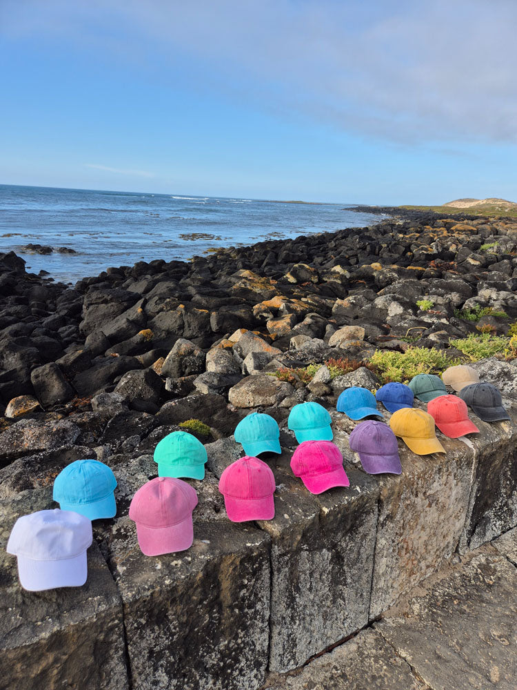 Vintage Washed Cap - 100% Cotton - Byron Bay - Ocean