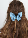 Claw Clip - Small Double Butterfly - Light Blue