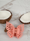 Claw Clip - Small Double Butterfly - Marshmallow