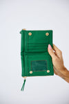 Vegan PU Leather Hamptons Wallet - Emerald Green