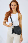 Vegan PU Leather Sandy Springs Crossbody - Black