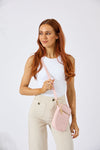 Vegan PU Leather Key West Phone Bag - Light Pink